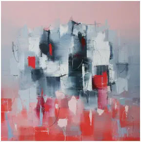 Artà,   Oel auf Leiwand,    Format 100 x 100 cm.VERKAUFT