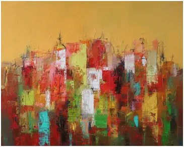 Cremona,   Oel auf Leiwand, Format 80 x 100 cm. Verkauft
