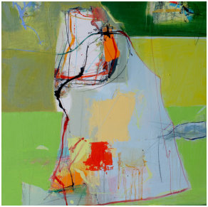 Allegorie,  Oel au f Leinwand, Format 60  x 50 cm.