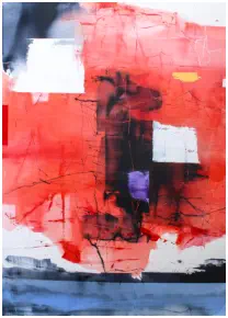 "Rotheim"  Oel auf Leiwand, Format 140 x 100 cm.  VERKAUFT