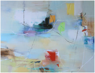 The pride of discovery,  Oel auf Leiwand, Format 100 x 140 cm.  VERKAUFT