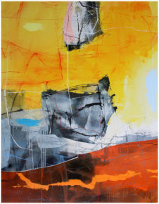 Reflection of Passion, Format 100  x 1400 cm.